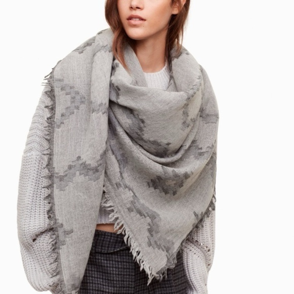 Wilfred Diamond Mosaic Blanket Scarf